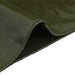 Pânză 650g / m² Verde măsliniu 4 x 7 m Pânză cu acoperire PVC - WALTI WALTI