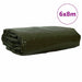 Pânză 650g / m² Verde măsliniu 6 x 8 m Pânză cu acoperire PVC - WALTI WALTI