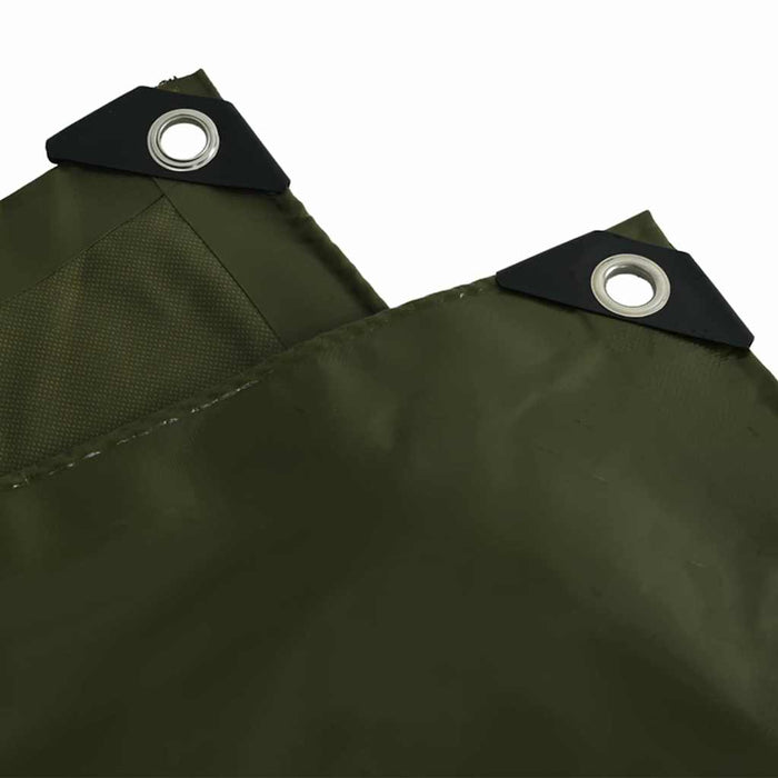 Pânză 650g / m² Verde măsliniu 1,5 x 2,5 m Pânză cu acoperire PVC WALTI