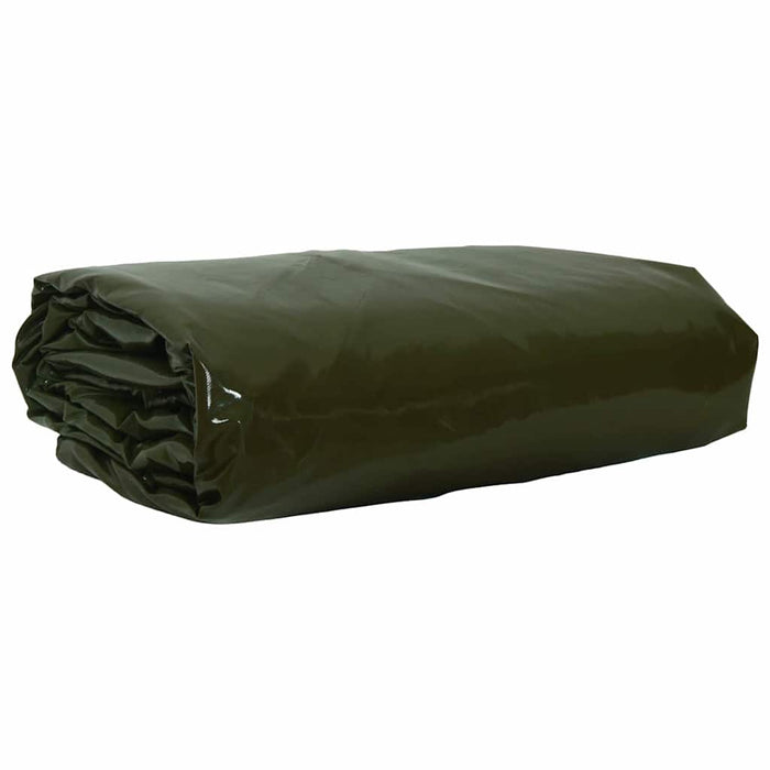 Pânză 650g / m² Verde măsliniu 5 x 5 m Pânză cu acoperire PVC - WALTI WALTI