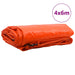 Pânză 650g / m² Portocaliu 4 x 6 m Pânză cu acoperire PVC - WALTI WALTI