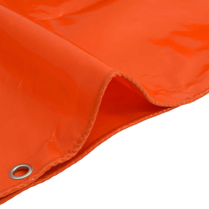 Pânză 650g / m² Portocaliu 4 x 7 m Pânză cu acoperire PVC - WALTI WALTI