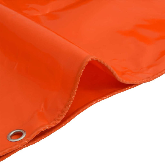 Pânză 650g / m² Portocaliu 2,5 x 4,5 m Pânză cu acoperire PVC - WALTI WALTI
