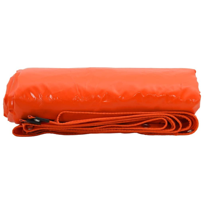 Pânză 650g / m² Portocaliu 2,5 x 4,5 m Pânză cu acoperire PVC - WALTI WALTI