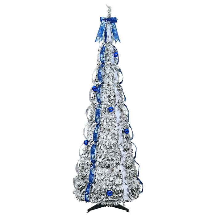 Brad de Crăciun artificial cu 200 LED Verde 210 cm PVC - WALTI WALTI