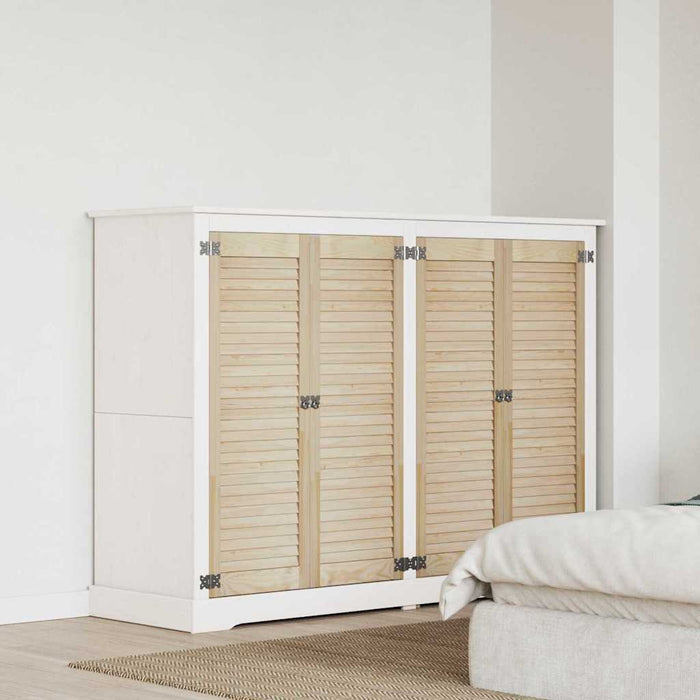 Uși de cabinet 4 pcs Maro 110 x 39.5 x 2.1 cm Lemn masiv de pin - WALTI WALTI