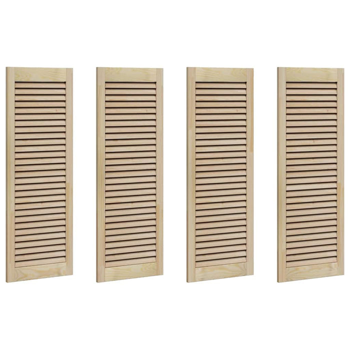 Uși de cabinet 4 pcs Maro 110 x 39.5 x 2.1 cm Lemn masiv de pin - WALTI WALTI