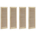 Uși de cabinet 4 pcs Maro 110 x 39.5 x 2.1 cm Lemn masiv de pin - WALTI WALTI