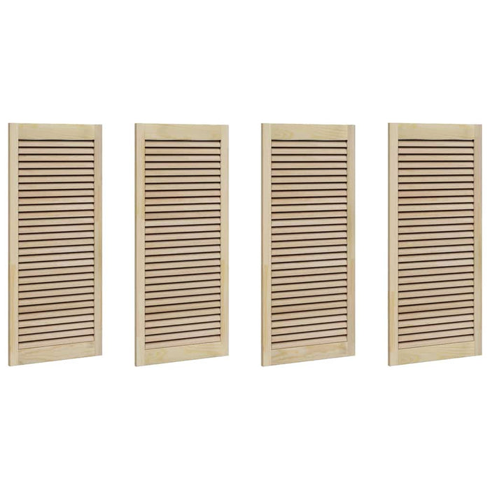 Uși de cabinet 4 pcs Maro 110 x 49.5 x 2.1 cm Lemn masiv de pin - WALTI WALTI