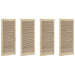 Uși de cabinet 4 pcs Maro 110 x 49.5 x 2.1 cm Lemn masiv de pin - WALTI WALTI