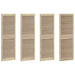 Ușă de Dulap cu ușă 4 pcs natural 49,5 x 2,1 x 140,5 cm - WALTI WALTI