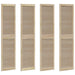 Ușă de Dulap cu ușă 4 pcs natural 201 x 2,1 x 49,5 cm - WALTI WALTI