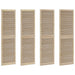 Ușă de Dulap cu ușă 4 pcs natural 201 x 2,1 x 59,5 cm - WALTI WALTI