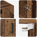 Dulap montat pe perete 2 pcs Lemn vechi 69,5 x 34 x 90 cm - WALTI WALTI
