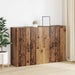 Dulap montat pe perete 2 pcs Lemn vechi 69,5 x 34 x 90 cm - WALTI WALTI