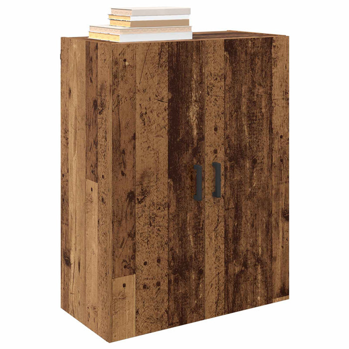 Dulap montat pe perete 2 pcs Lemn vechi 69,5 x 34 x 90 cm - WALTI WALTI