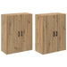 Dulap montat pe perete 2 pcs Stejar Artizanal 69,5 x 34 x 90 cm - WALTI WALTI