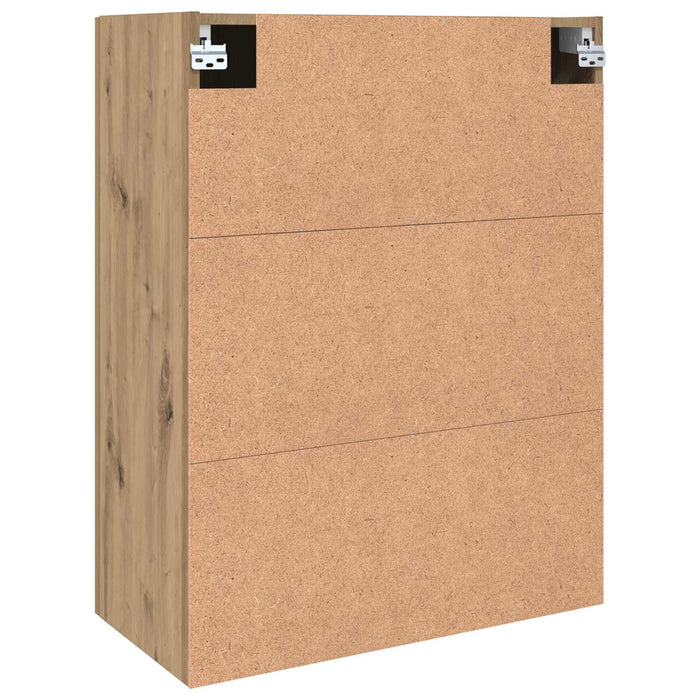 Dulap montat pe perete 2 pcs Stejar Artizanal 69,5 x 34 x 90 cm - WALTI WALTI