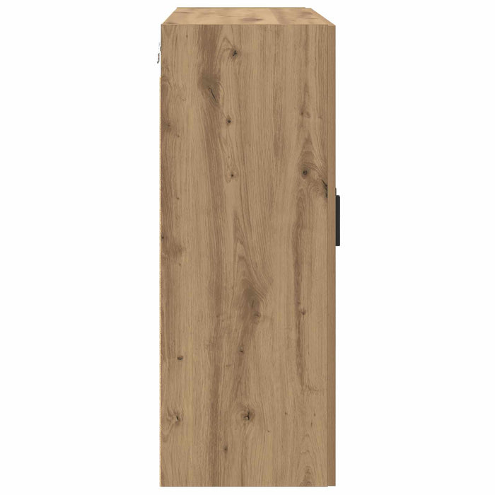 Dulap montat pe perete 2 pcs Stejar Artizanal 69,5 x 34 x 90 cm - WALTI WALTI