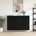 Dulap montat pe perete 2 pcs Stejar Negru 69,5 x 34 x 90 cm - WALTI WALTI