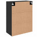 Dulap montat pe perete 2 pcs Stejar Negru 69,5 x 34 x 90 cm - WALTI WALTI