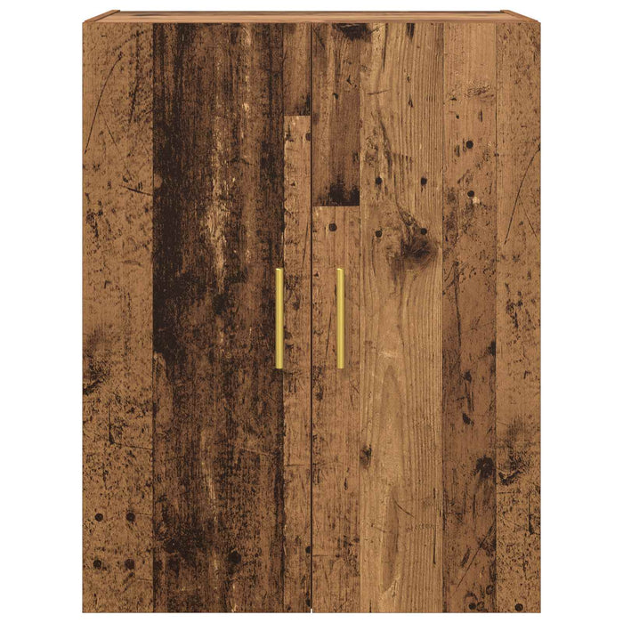Dulap montat pe perete 2 pcs Lemn vechi 69,5 x 34 x 90 cm - WALTI WALTI