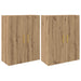 Dulap montat pe perete 2 pcs Stejar Artizanal 69,5 x 34 x 90 cm - WALTI WALTI