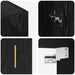 Dulap montat pe perete 2 pcs Stejar Negru 69,5 x 34 x 90 cm - WALTI WALTI