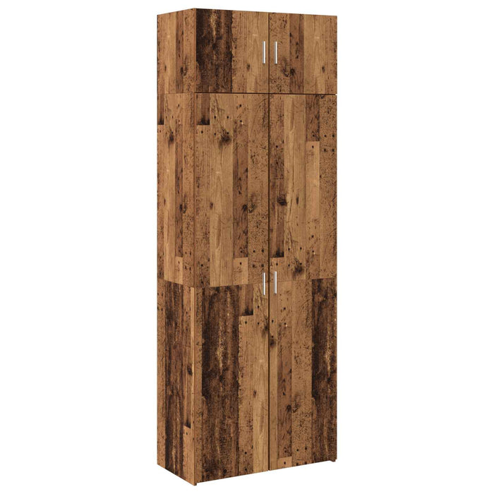 Dulap de depozitare 3 pcs Lemn vechi - WALTI WALTI