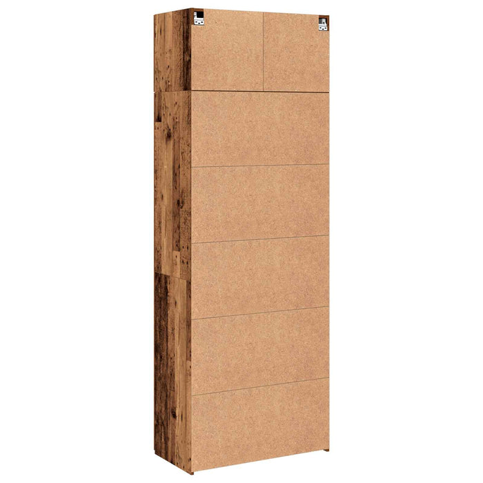 Dulap de depozitare 3 pcs Lemn vechi - WALTI WALTI