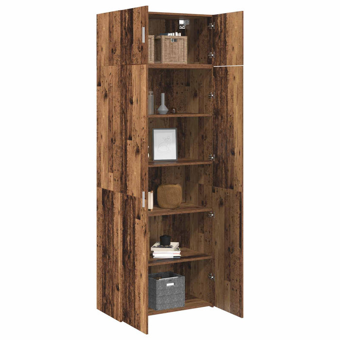 Dulap de depozitare 3 pcs Lemn vechi - WALTI WALTI