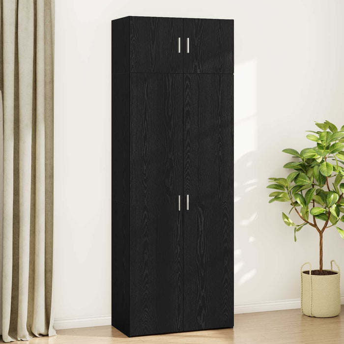 Dulap de depozitare 3 pcs Stejar Negru - WALTI WALTI