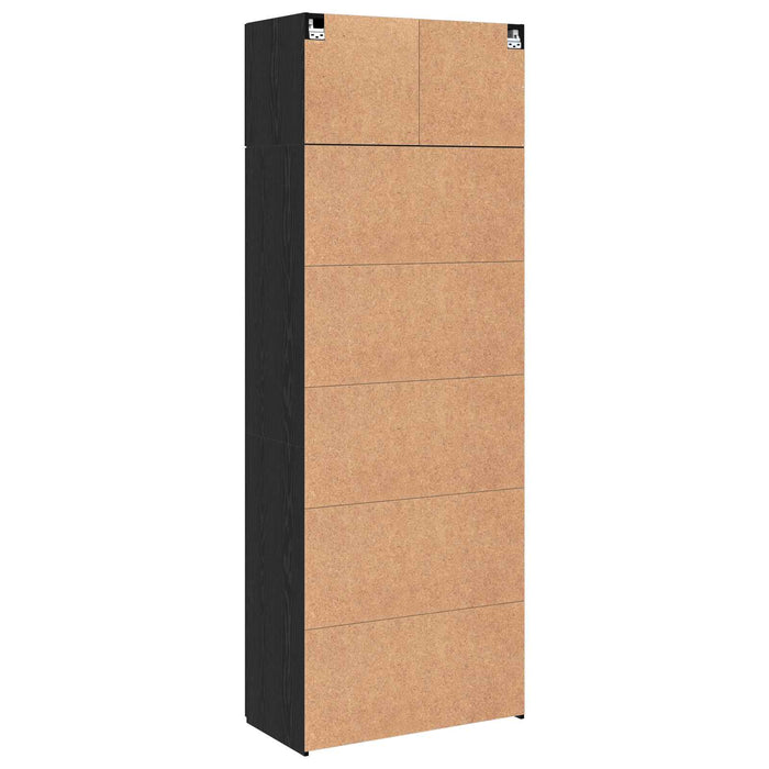 Dulap de depozitare 3 pcs Stejar Negru - WALTI WALTI
