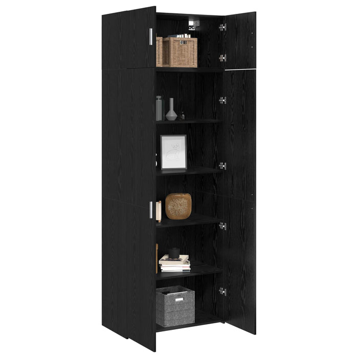 Dulap de depozitare 3 pcs Stejar Negru - WALTI WALTI