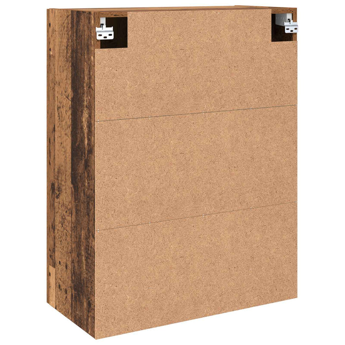 Dulap montat pe perete 2 pcs Lemn vechi 69,5 x 34 x 90 cm - WALTI WALTI
