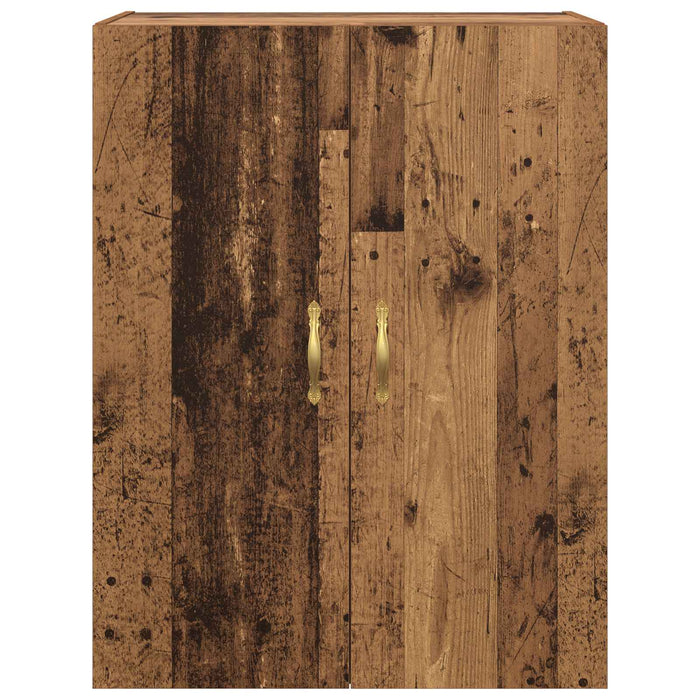 Dulap montat pe perete 2 pcs Lemn vechi 69,5 x 34 x 90 cm - WALTI WALTI
