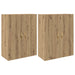 Dulap montat pe perete 2 pcs Stejar Artizanal 69,5 x 34 x 90 cm - WALTI WALTI