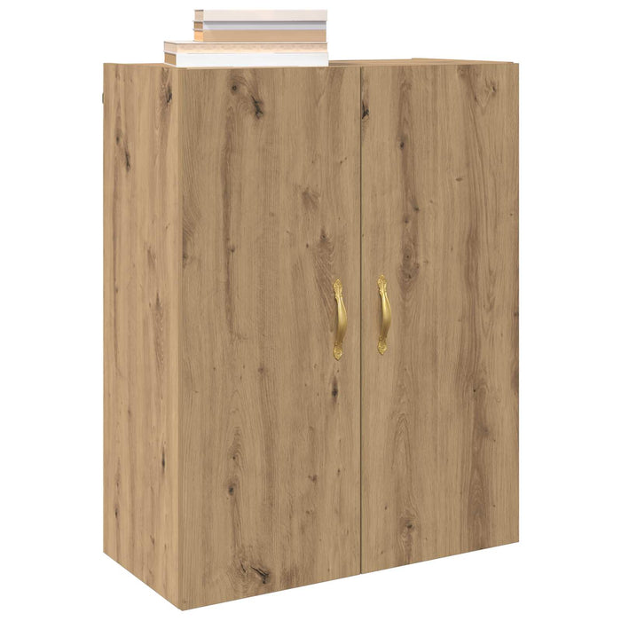 Dulap montat pe perete 2 pcs Stejar Artizanal 69,5 x 34 x 90 cm - WALTI WALTI