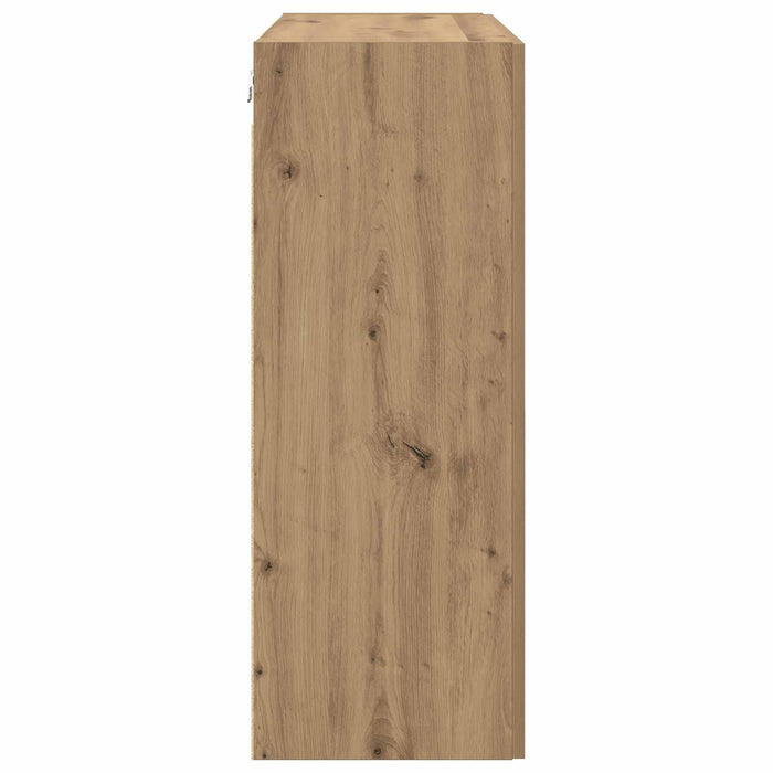 Dulap montat pe perete 2 pcs Stejar Artizanal 69,5 x 34 x 90 cm - WALTI WALTI