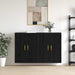 Dulap montat pe perete 2 pcs Stejar Negru 69,5 x 34 x 90 cm - WALTI WALTI