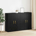 Dulap montat pe perete 2 pcs Stejar Negru 69,5 x 34 x 90 cm - WALTI WALTI