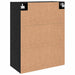 Dulap montat pe perete 2 pcs Stejar Negru 69,5 x 34 x 90 cm - WALTI WALTI