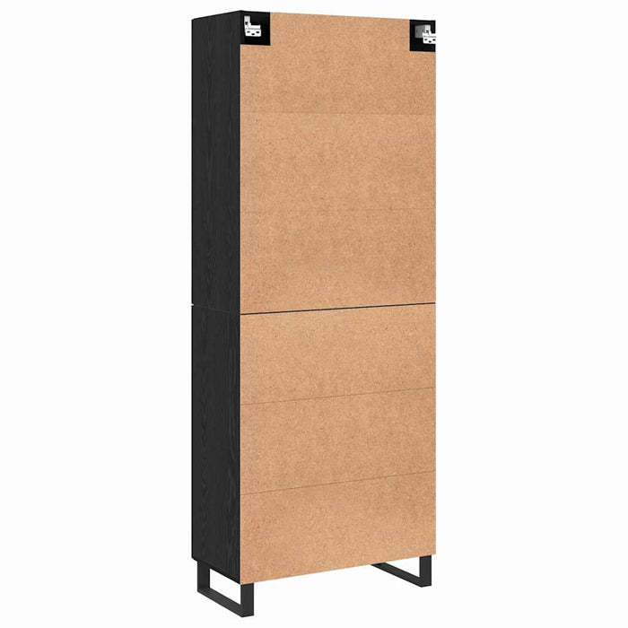 Bufet 2 pcs Stejar negru Lemn compozit - WALTI WALTI