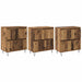 Bufeturi 3 pcs Lemn vechi - WALTI WALTI