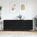 Bufeturi 3 pcs Stejar Negru - WALTI WALTI