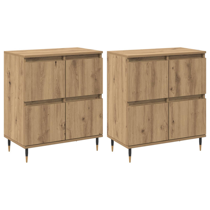 Dulap de depozitare 2 pcs Stejar Artizanal 60 x 35 x 70 cm - WALTI WALTI