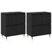 Dulap de depozitare 2 pcs Stejar Negru 60 x 35 x 70 cm - WALTI WALTI