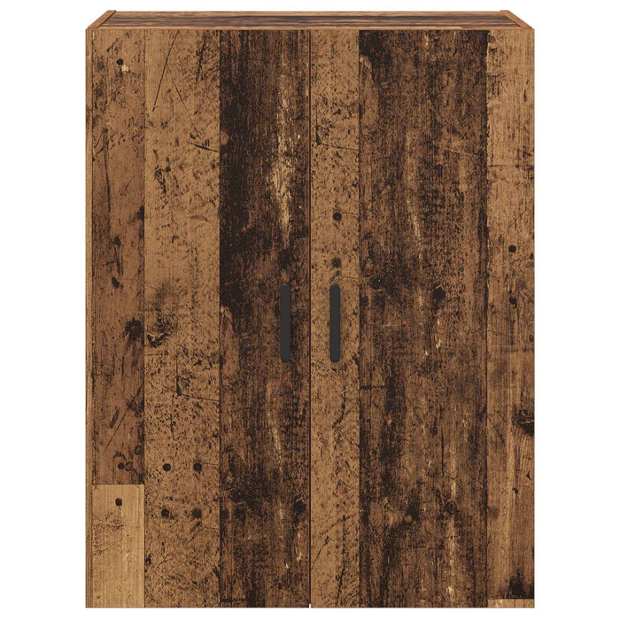 Dulap montat pe perete 2 pcs Lemn vechi 69,5 x 34 x 90 cm - WALTI WALTI