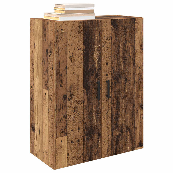 Dulap montat pe perete 2 pcs Lemn vechi 69,5 x 34 x 90 cm - WALTI WALTI