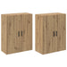 Dulap montat pe perete 2 pcs Stejar Artizanal 69,5 x 34 x 90 cm - WALTI WALTI